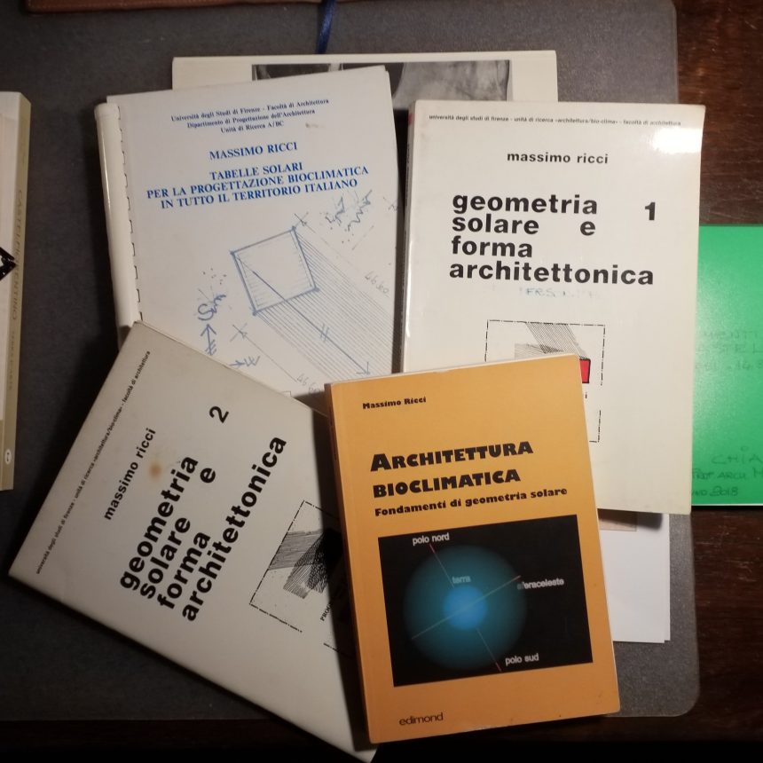 massimo ricci bioclimatica climate change architecture Architettura e Bioclimatica, una ricerca dal 1980